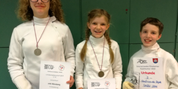 Drei Podestplätze für Ratzeburger Nachwuchsfechter