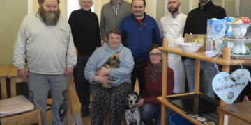 Bürgermeisterwahl in Ratzeburg: Kandidat Manfred Börner beim Mittagessen im Café Miteinander