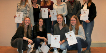 Ehrung der Meister durch den Kreissportverband