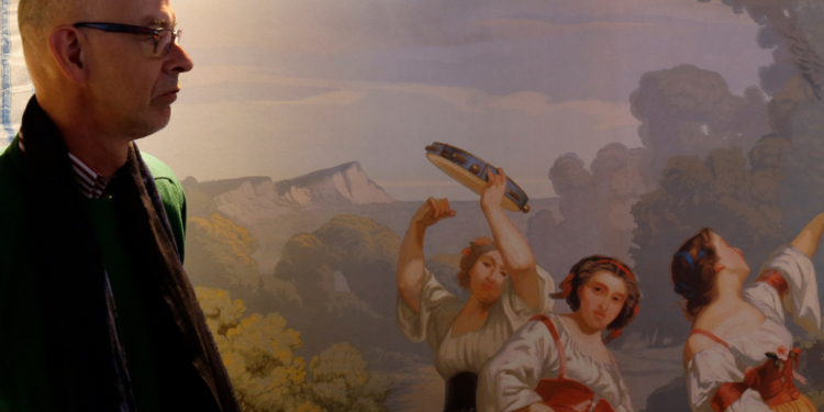 Kunstgespräch über Farben und Handwerk