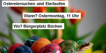 Ostereiersuchen auf dem Bürgerplatz