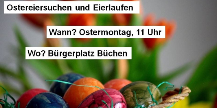Ostereiersuchen auf dem Bürgerplatz