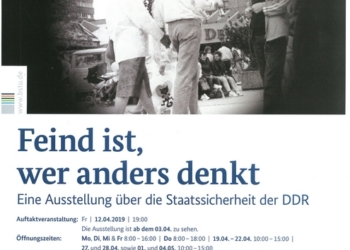 ‚Infiltrieren-Spionieren-Zersetzen‘ – Vortrag von Dr. Volker Höffer