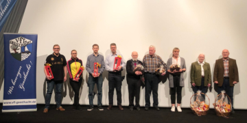 Der VfL Geesthacht ehrte erfolgreiche Sportler und Jubilare