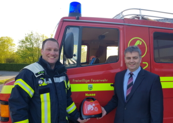 Zweiter Defi für die Feuerwehr Nusse