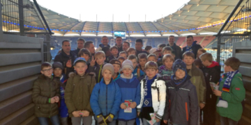 JSG Elmenhorst/Möhnsen zu Besuch beim HSV mit dem Hamburger Weg