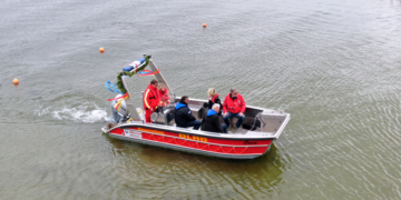Neues Motorrettungsbootes für die DLRG Groß Sarau