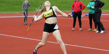 Jennifer Albert wirft neuen Kreisrekord mit dem Speer