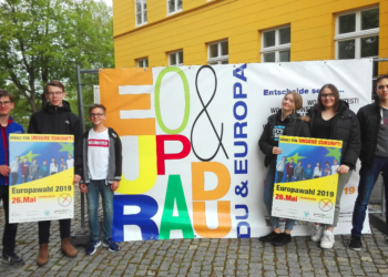 Plakataktion des Ratzeburger Jugendbeirates zur Europawahl
