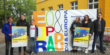 Plakataktion des Ratzeburger Jugendbeirates zur Europawahl