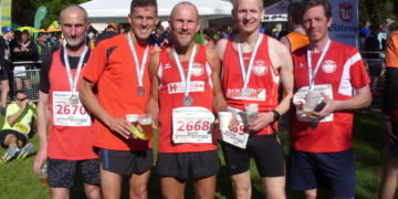 Erfolgreiche MSV-Läufer bei der Landesmeisterschaft Halbmarathon in Itzehoe