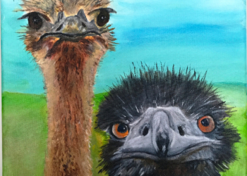 Monika Zweiniger bringt ‚Lebensfreude‘ ins Foyer des Ratzeburger Kreishauses