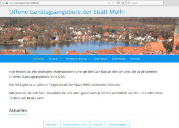Neue Homepage für Offene Ganztagsschulen in Mölln