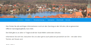 Neue Homepage für Offene Ganztagsschulen in Mölln