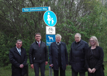 Ratzeburg: Eröffnung des ‚Peter-Schlottmann-Weges‘