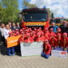 Glückliche Kinder und Eltern bei Gründungsfeier der Feuer Flitzer in Berkenthin