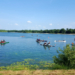 High-tech Tretboot Rennen auf dem Ratzeburger See