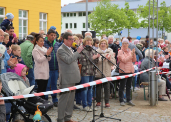 Ratzeburger Maibaum steht!