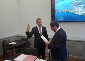 Gunnar Koech als Bürgermeister der Stadt Ratzeburg ernannt und vereidigt