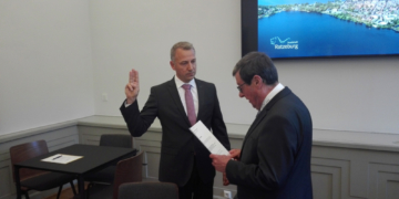Gunnar Koech als Bürgermeister der Stadt Ratzeburg ernannt und vereidigt