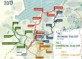 Hansetour Sonnenschein radelt für den guten Zweck durch Ratzeburg