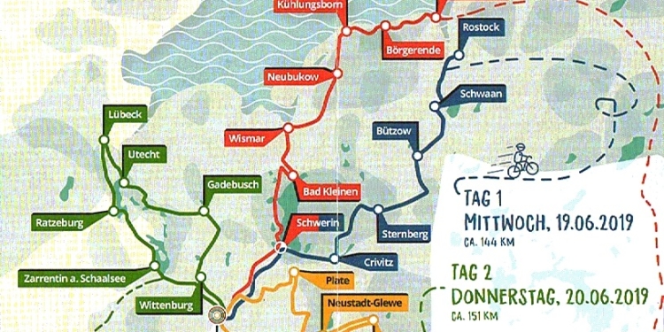 Hansetour Sonnenschein radelt für den guten Zweck durch Ratzeburg