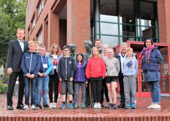 Tillhausener Stadtparlament beim Möllner Bürgermeister