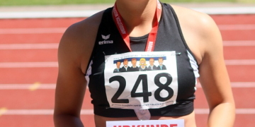 Norddeutsche Leichtathletikmeisterschaften: Jennifer Albert holt Silber im Speerwerfen der WJ U20
