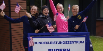 Janne-Marit und Marieluise im Ruder-WM-Fieber