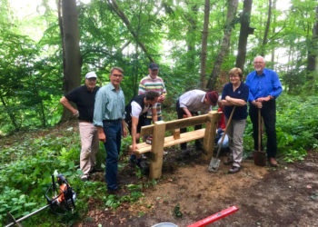 Rund um den Küchensee – neue Sitzbänke laden ein