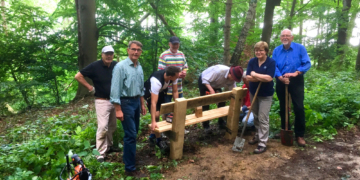 Rund um den Küchensee – neue Sitzbänke laden ein