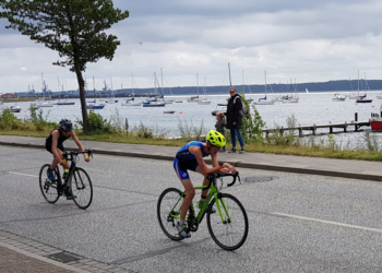 Paul Grindel auch beim 7. Ostseetriathlon auf Goldkurs