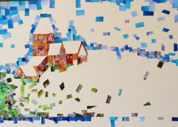 Integrative Kunstgruppe stellt im Finanzamt Ratzeburg aus