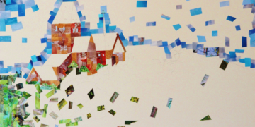 Integrative Kunstgruppe stellt im Finanzamt Ratzeburg aus