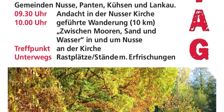 Wandertag am 1. September in Nusse