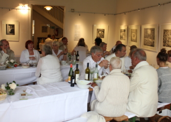 White Dinner im A. Paul Weber-Museum in Ratzeburg