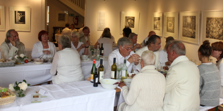 White Dinner im A. Paul Weber-Museum in Ratzeburg