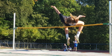 Sophia Linke von der LG Schönberg W-S-K mit vier weiteren Kreisrekorden