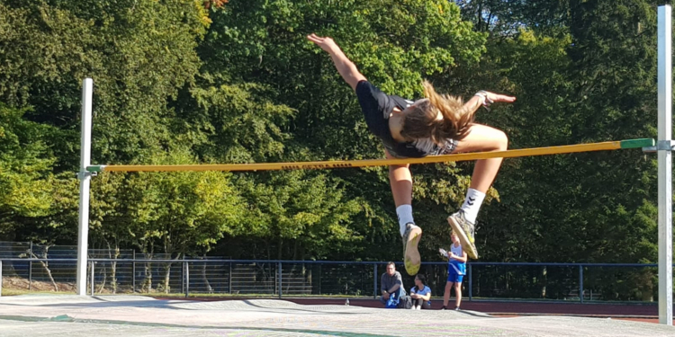 Sophia Linke von der LG Schönberg W-S-K mit vier weiteren Kreisrekorden