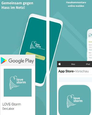 Hilfe rufen bei Hass im Netz per App
