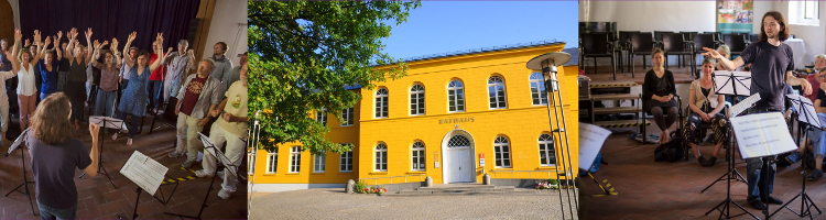 Fenster-Chor-Konzert für Mitmenschlichkeit und Respekt