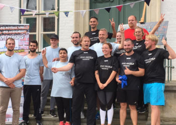 Bunte Vielfalt auf dem Marktplatz beim Marktsoccerturnier 2019