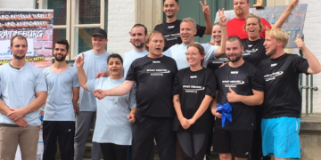 Bunte Vielfalt auf dem Marktplatz beim Marktsoccerturnier 2019