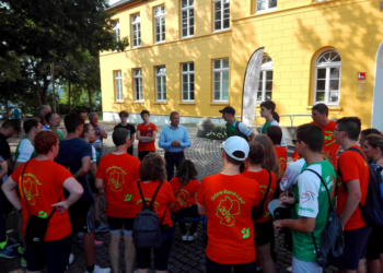 Schüler-Staffellauf an der ehemaligen innerdeutschen Grenze machte auch Station in Ratzeburg