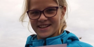 Sophia Linke von der LG Schönberg-W-S-K mit neuem Kreisrekord