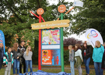 Platz der Kinderrechte in Ratzeburg eingeweiht