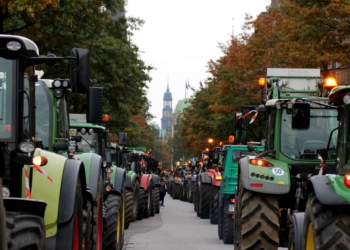 Bauernpower in Hamburg