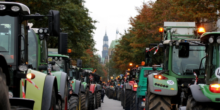 Bauernpower in Hamburg