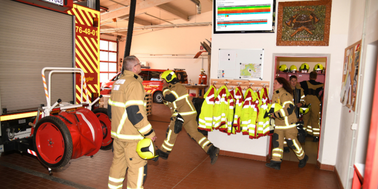 Feuerwehreinsatz – Wer ist wie schnell verfügbar?