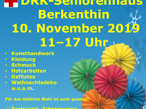Großer Martinsmarkt im DRK-Seniorenhaus Berkenthin